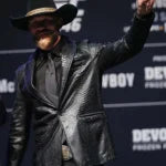 Donald Cerrone Python Leather Jacket