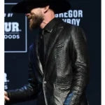 Donald Cerrone Python Leather Jacket