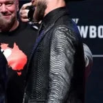 Donald Cerrone Python Leather Jacket