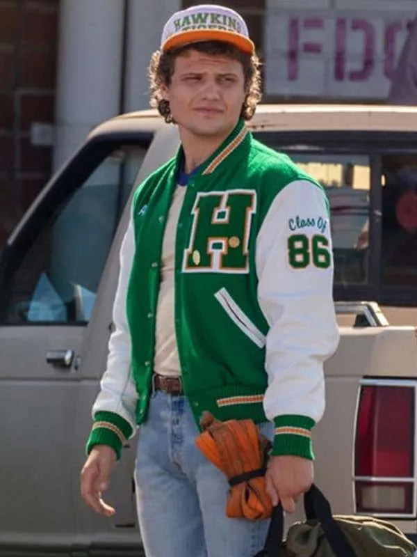 Joseph Quinn Eddie Munson Stranger Things Letterman Jacket