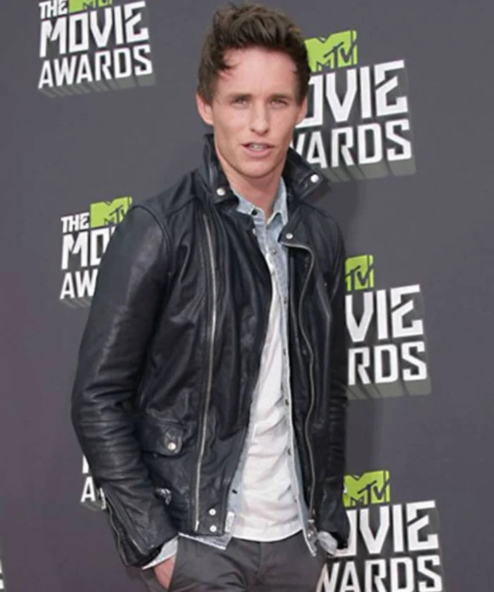 Eddie Redmayne MTV Awards Leather Jacket