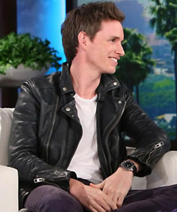 Eddie Redmayne MTV Awards Leather Jacket