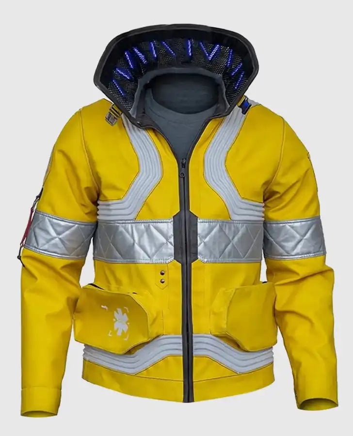 Hollywood Jackets Cyberpunk 2077 David Martinez Yellow Jacket Costume