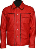 Hollywood Jackets Elvis Presley Rockstar Red Leather Jacket