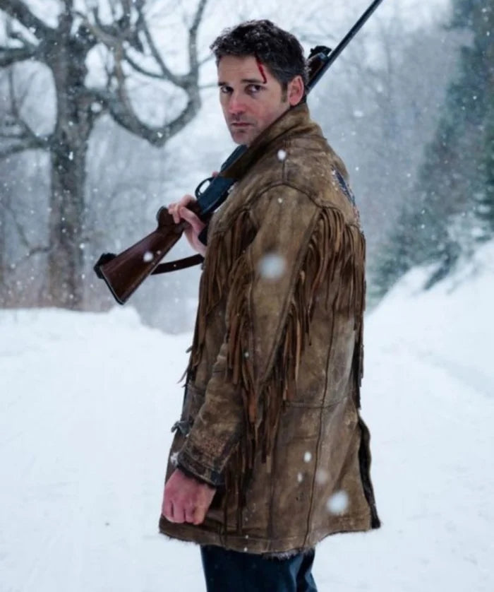 Eric Bana Addison Deadfall Fringe Leather Jacket