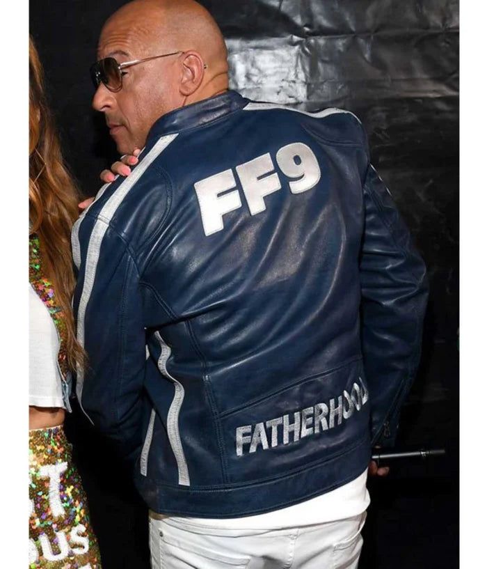 Vin Diesel Inspired FF9 Fatherhood Blue Jacket