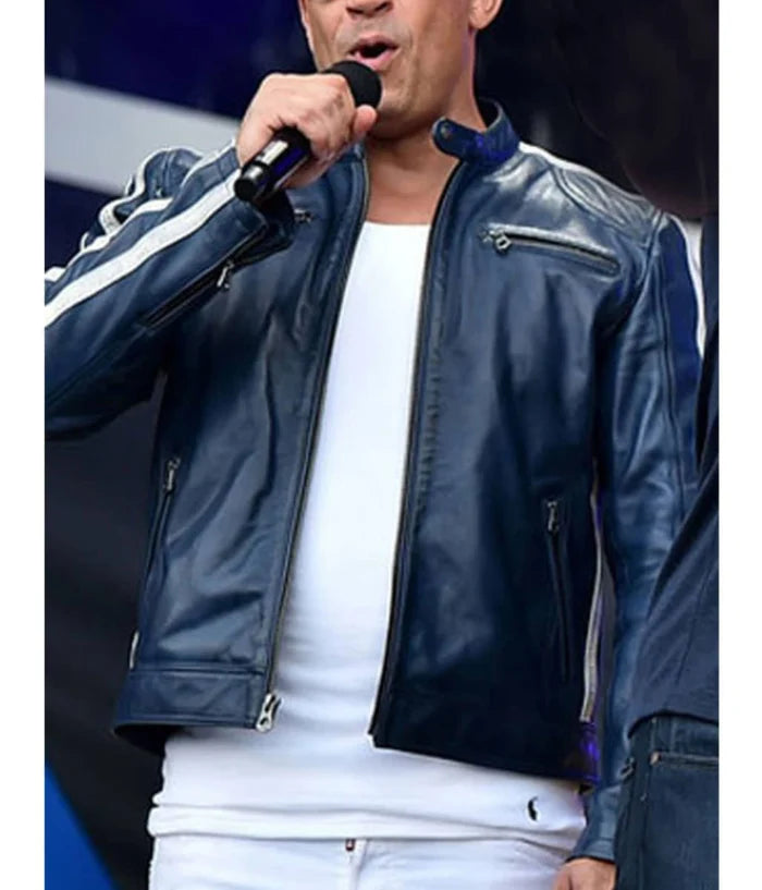 Vin Diesel Inspired FF9 Fatherhood Blue Jacket