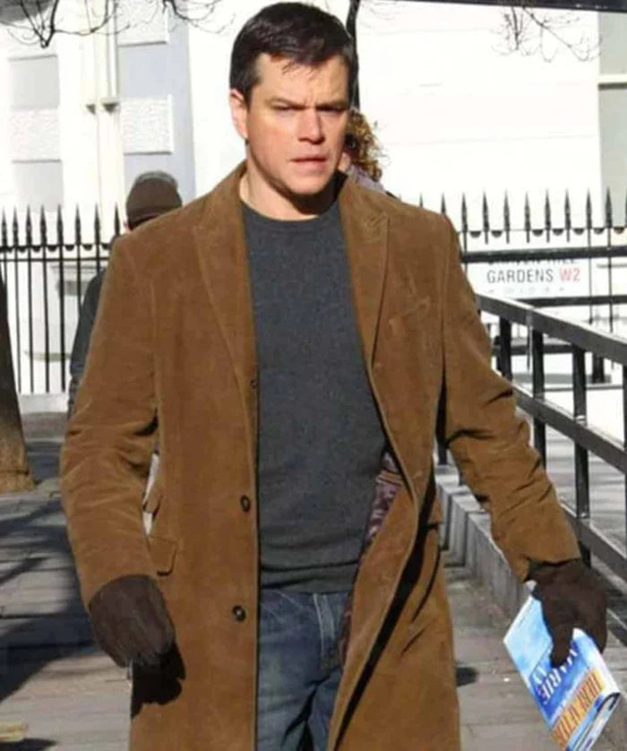 Hereafter George Lonegan Brown Suede Leather Coat