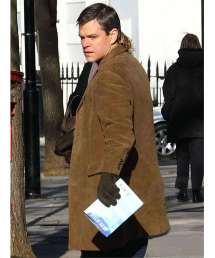 Hereafter George Lonegan Brown Suede Leather Coat