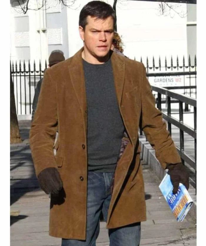 Hereafter George Lonegan Brown Suede Leather Coat