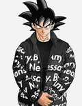Hollywood Jackets Goku Drip Black Graphic Jacket