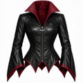 Hollywood Jackets Women’s Witch Gothic Leather Jacket
