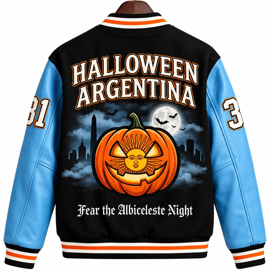 Hollywood Jacket Unisex Argentina Halloween Varsity Jacket