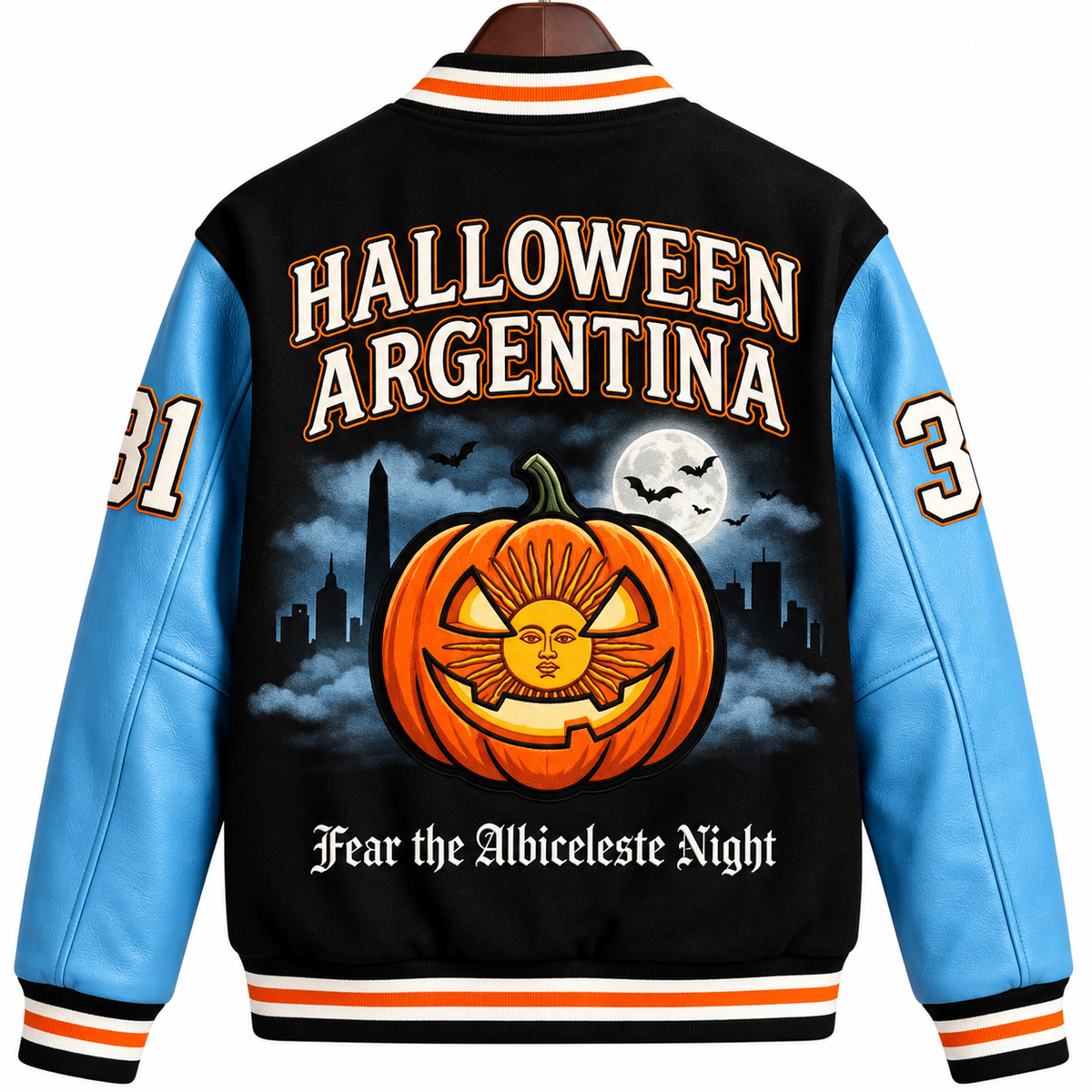 Hollywood Jacket Unisex Argentina Halloween Varsity Jacket