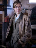 Hollywood Jackets Fear Below 2025 Clara Bennett Distressed Leather Jacket