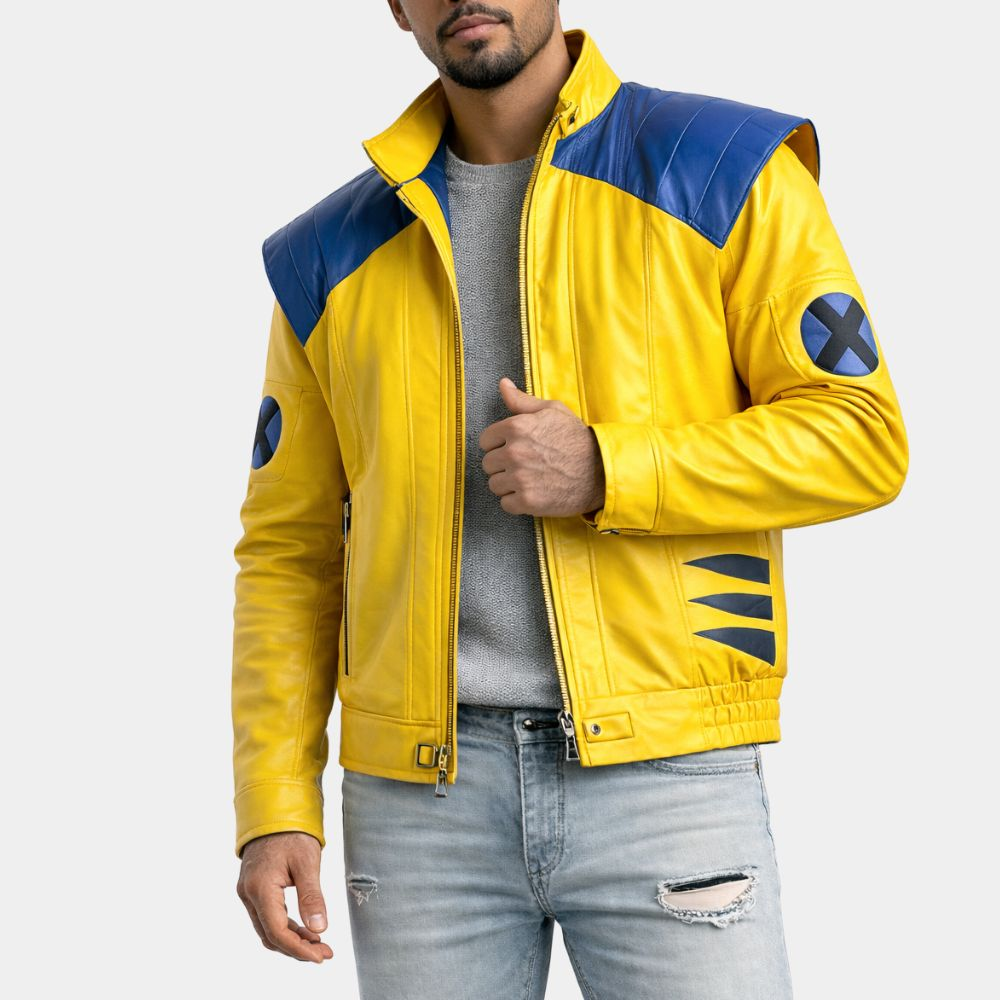 Wolverine Marvel Rivals Yellow Leather Jacket