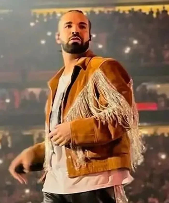 Houston Rodeo Drake Brown Fringe Jacket