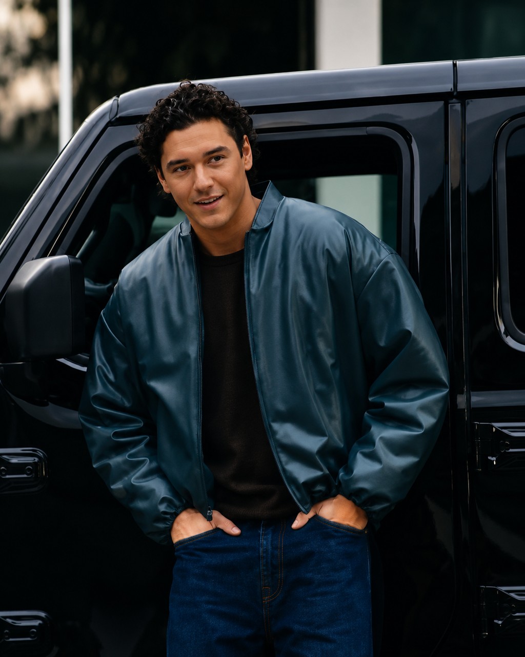Off Campus Garrett Graham Leather Jacket