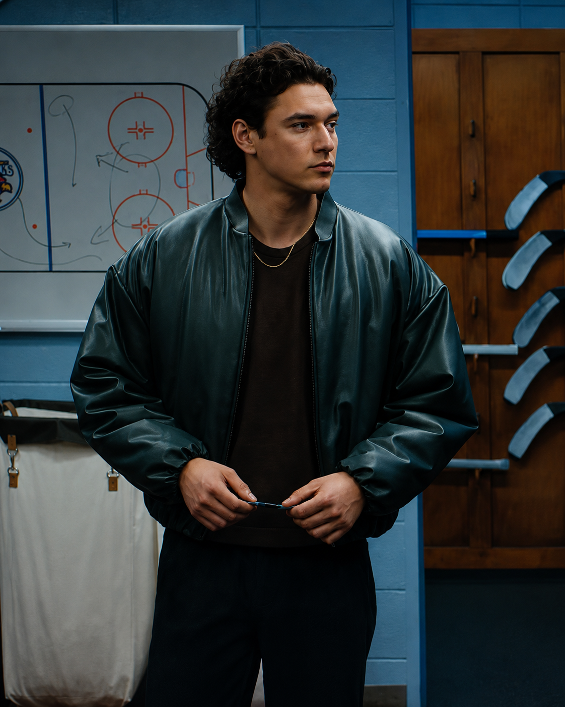Off Campus Garrett Graham Leather Jacket