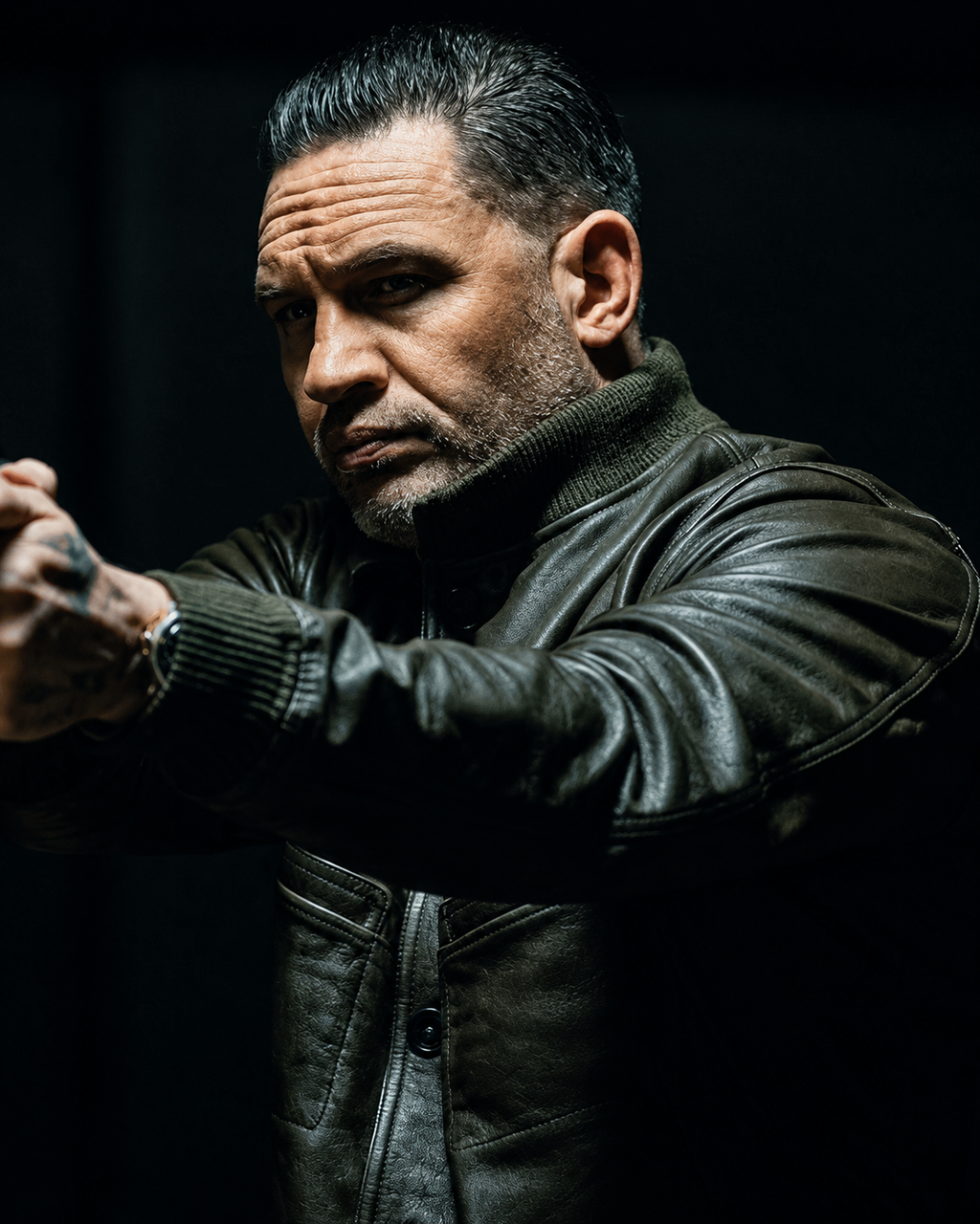 MobLand Tom Hardy Leather Jacket