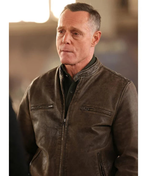 Hollywood Jackets Jason Beghe Chicago P.D. Hank Voight Leather Jacket