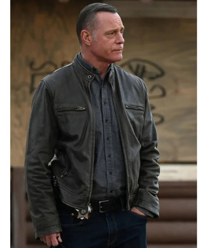 Hollywood Jackets Jason Beghe Chicago P.D. Hank Voight Leather Jacket