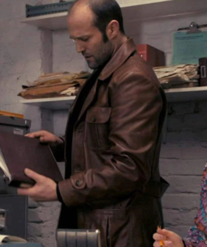 Jason Statham The Bank Job Brown Jacket