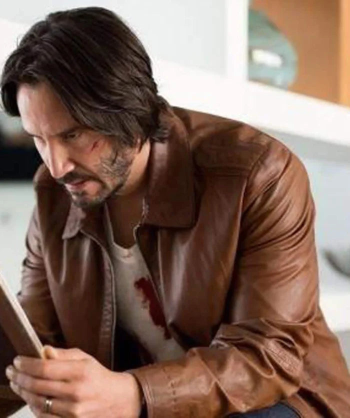 John Wick Keanu Reeves Leather Jacket