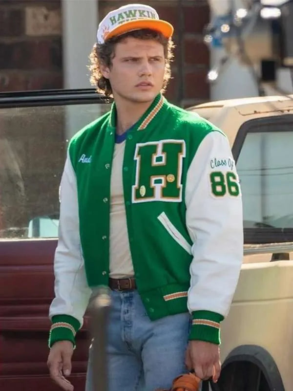 Joseph Quinn Eddie Munson Stranger Things Letterman Jacket