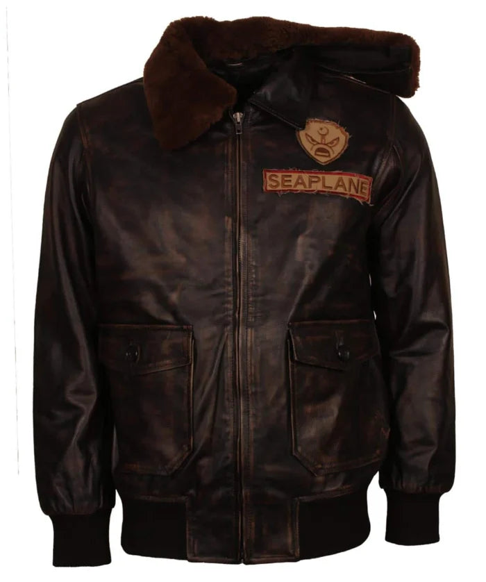 Jumanji 2 Nick Jonas Leather Jacket