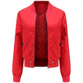 Hollywood Jacket Men’s Red Leather Bomber Jacket