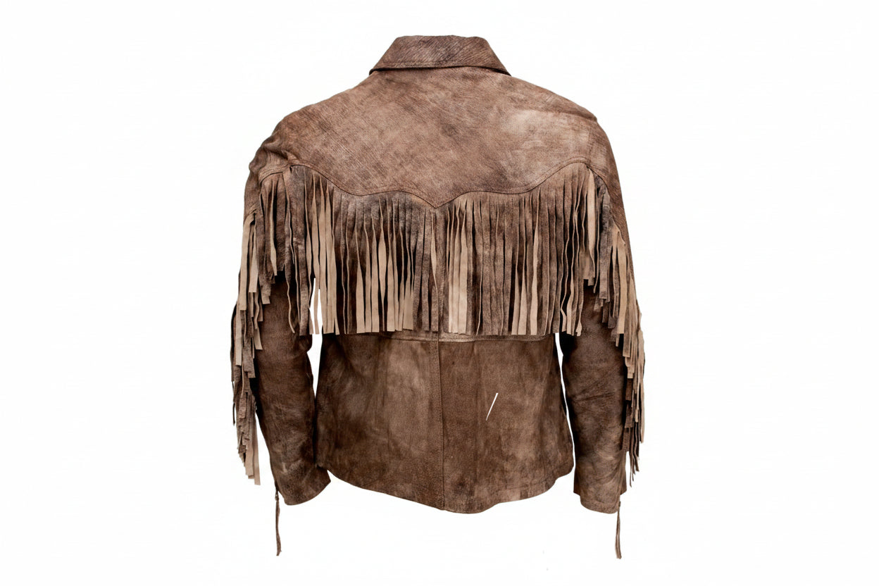 Hollywood Jackets Eric Bana Addison Deadfall Fringe Suede Jacket