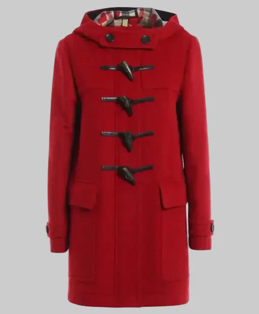 Hollywood Jackets Man Vs Baby 2025 Ashley Jensen Janet Red Coat