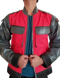 Hollywood Jackets Marty McFly Red and Black Jacket