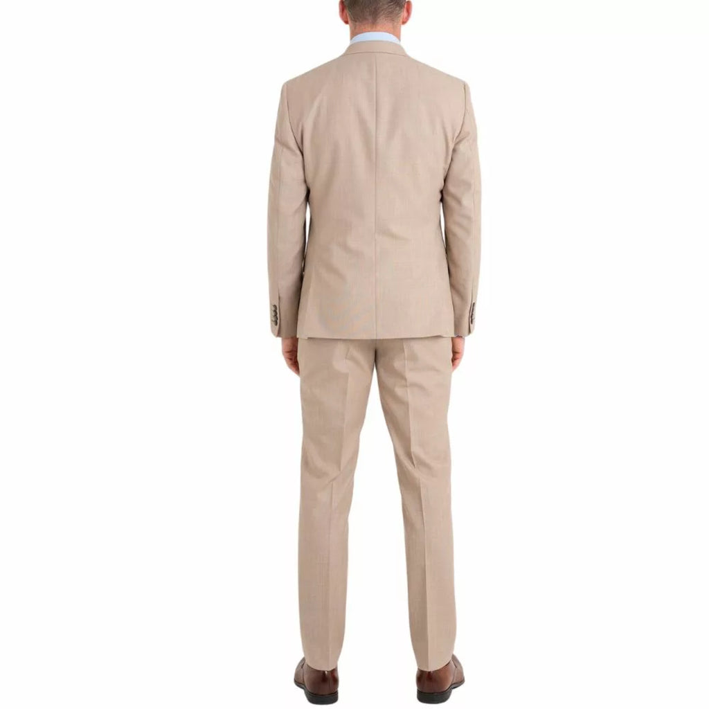 Men’s Tan 3 Piece Wedding Suit
