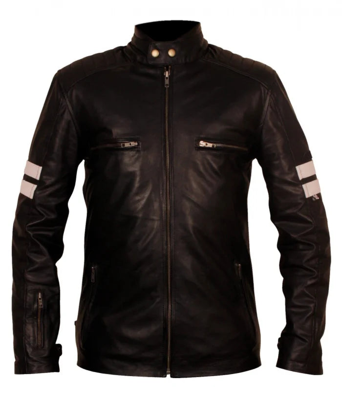 Men’s 92 Rocket Cow Leather Biker Jacket