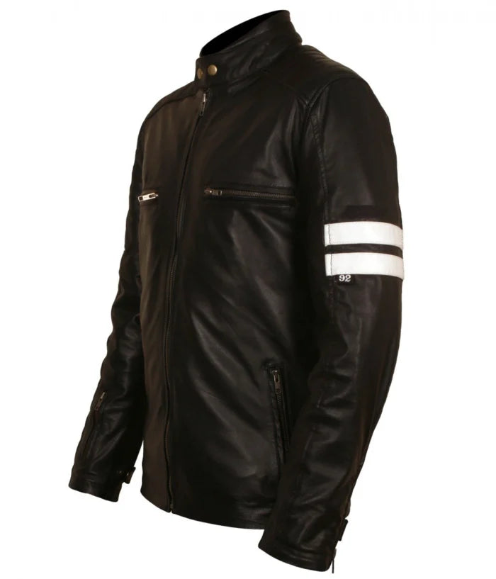 Men’s 92 Rocket Cow Leather Biker Jacket