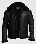 Hollywood Jacket Black B3 Pilot Aviator Bomber Jacket