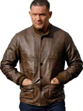 Hollywood Jackets Tom Hardy MobLand Brown Leather Jacket