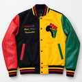 Men’s HBCU Pride Varsity Jacket – Red, Green & Gold | Hollywood Jackets