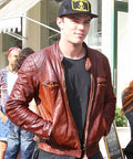 Nicholas Hoult Mad Max: Fury Road Nux Brown Jacket