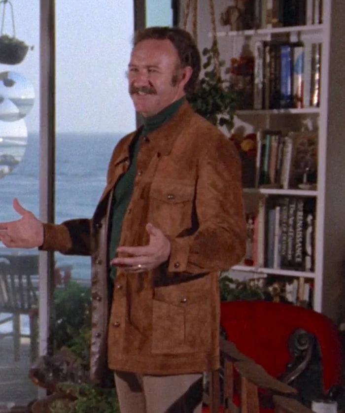 Night Moves Gene Hackman Inspired Suede Jacket