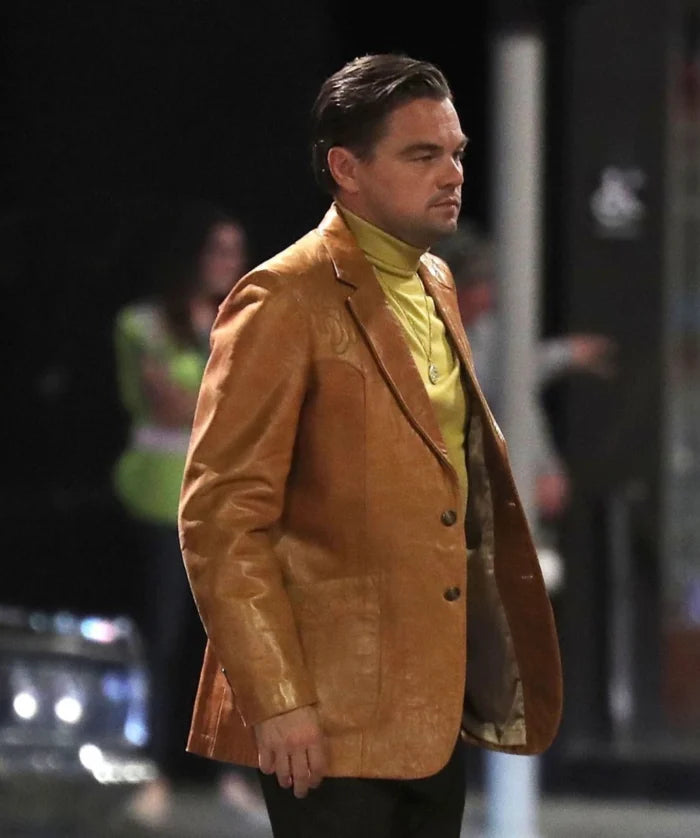 Leonardo DiCaprio Leather Coat from Once Upon a Time in Hollywood