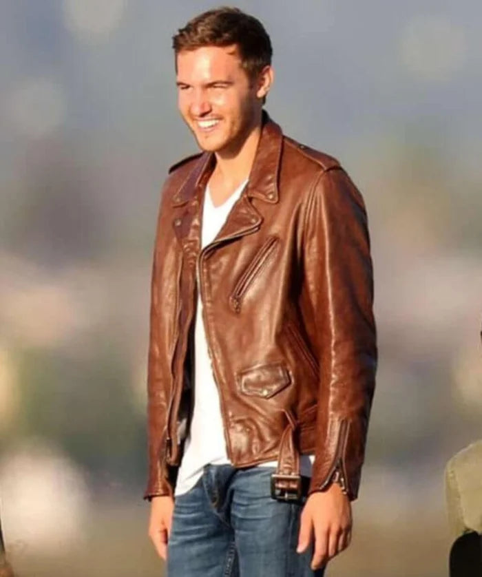 Peter Weber The Bachelor Brown Leather Jacket