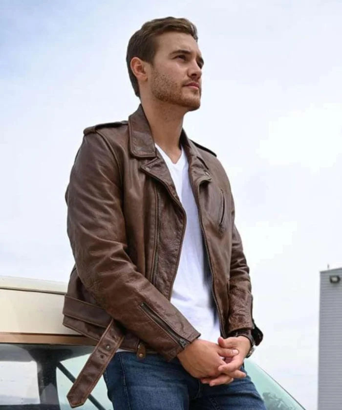 Peter Weber The Bachelor Brown Leather Jacket