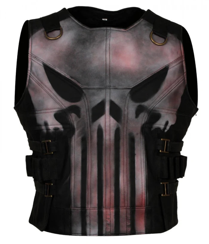 Punisher Season 2 Jon Bernthal Leather Vest
