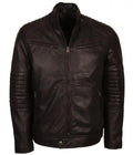 Road Rebel Men’s Black Motorcycle Leather Jacket
