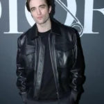 Robert Pattinson Trucker Leather Jacket
