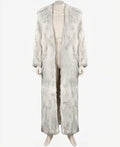 Hollywood Jacket Ryan Gosling Ken White Shearling Fur Coat