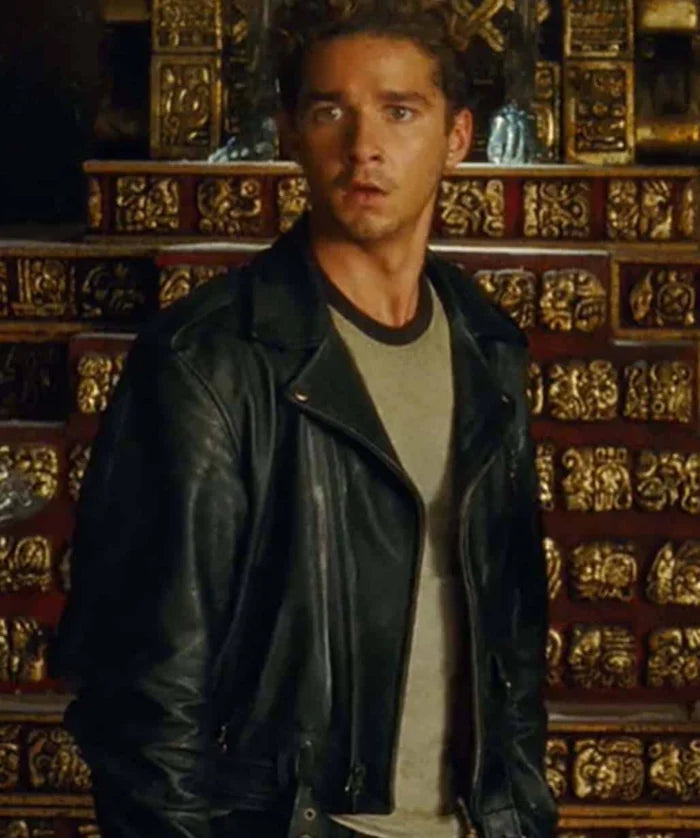 Shia LaBeouf Indiana Jones 4 Mutt Williams Leather Jacket